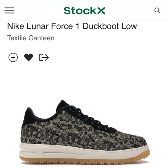 Nike Lunar Force 1 Duckboot Low
Textile Canteen - Picture 2 of 7